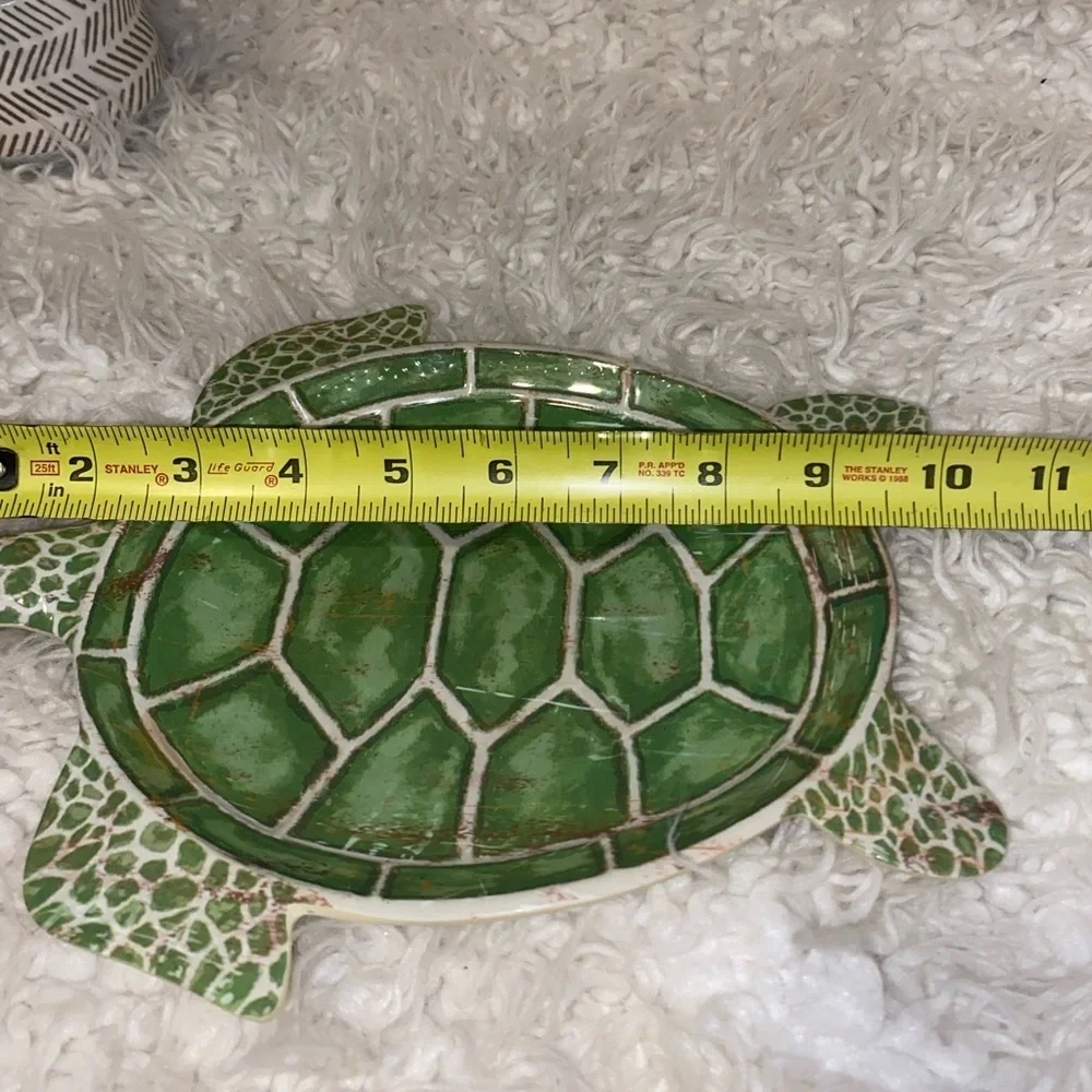 50%offw❤️ Pier 1 Speedy the Turtle Collection Melamine Appetizer Plates p
